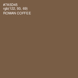 #7A5D45 - Roman Coffee Color Image